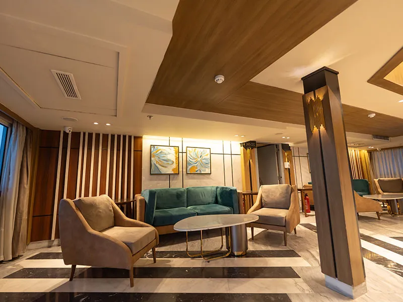 Lounge aboard the Golden Boat Nile Cruise Nile cruise